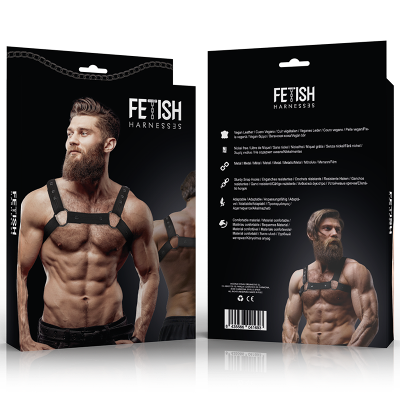 Fetish Submissive Attitude - Adjustable Neoprene Chest Sports