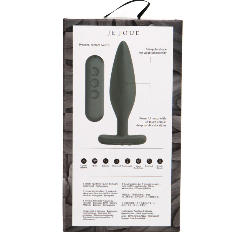 Je Joue Egon Plug Anal Vibrator Black — Black