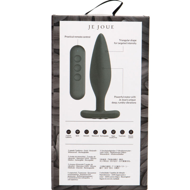 Je Joue Egon Plug Anal Vibrator Black — Black