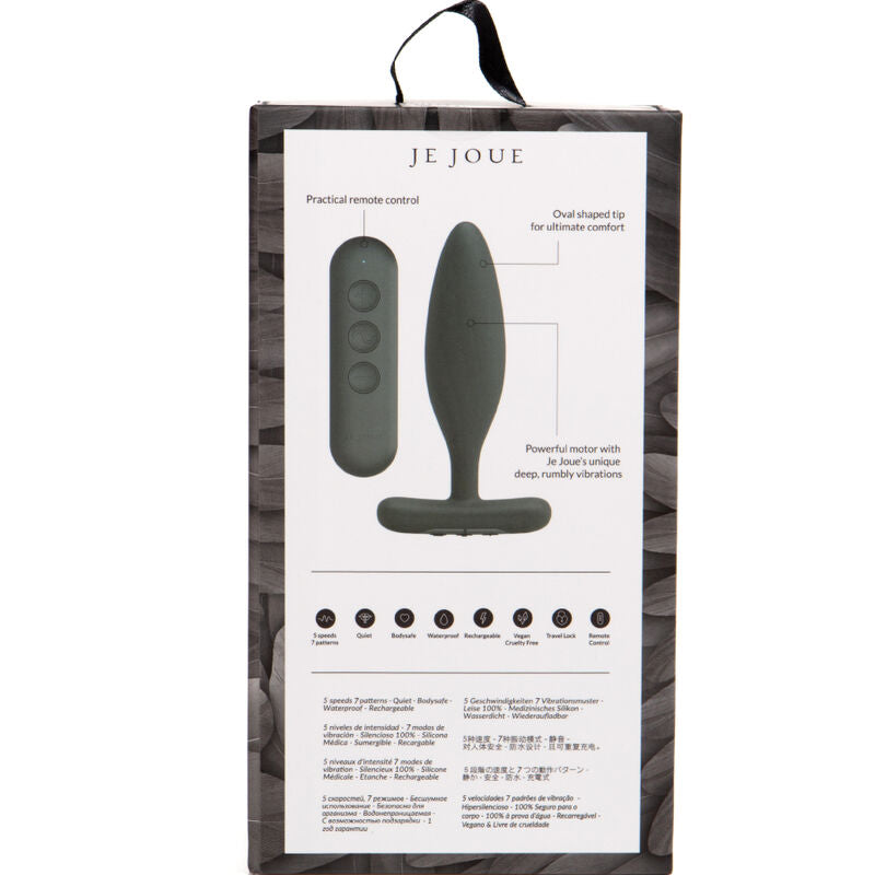 Je Joue Vesta Anal Plug Vibrator Black — Black