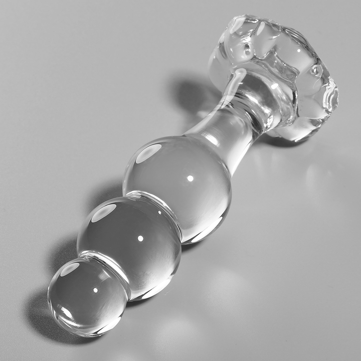 Nebula Series By Ibiza Model 1 Anal Plug Borosilicate Glass — Clear glass