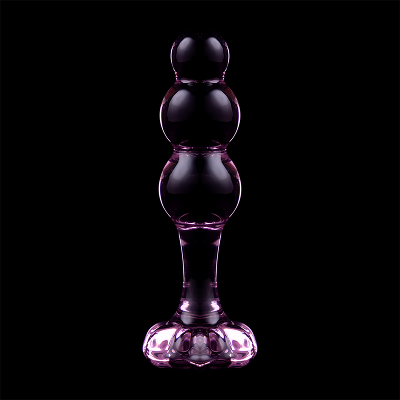 Nebula Series By Ibiza Model 1 Anal Plug Borosilicate Glass — Clear glass