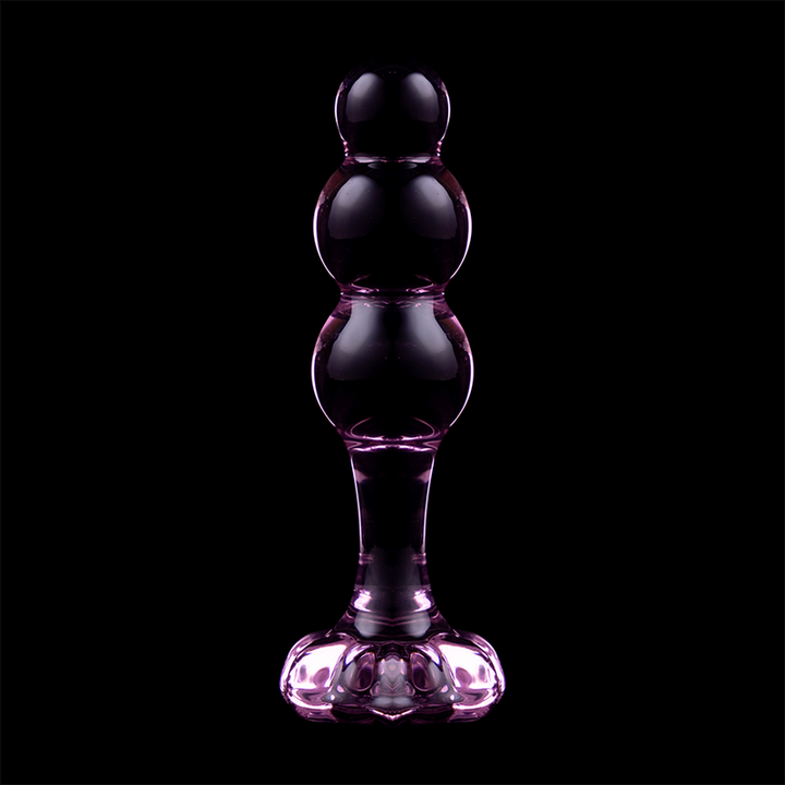 Nebula Series By Ibiza Model 1 Anal Plug Borosilicate Glass — Clear glass
