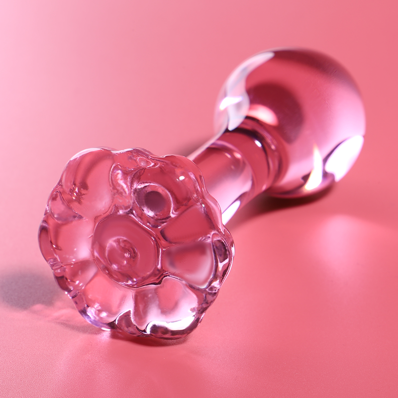 Nebula Series By Ibiza Model 2 Anal Plug Borosilicate Glass — Clear glass