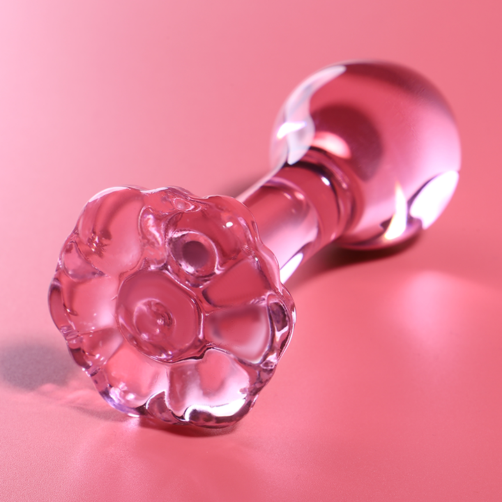 Nebula Series By Ibiza Model 2 Anal Plug Borosilicate Glass — Clear glass
