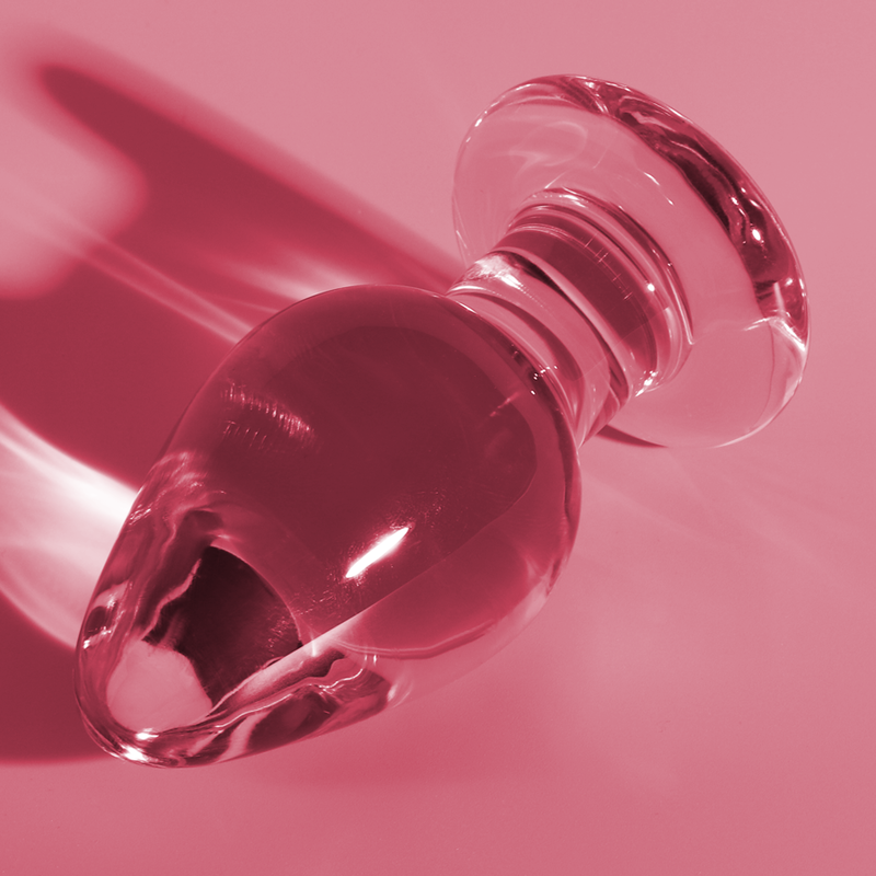 Nebula Series By Ibiza Model 3 Anal Plug Borosilicate Glass — Clear glass