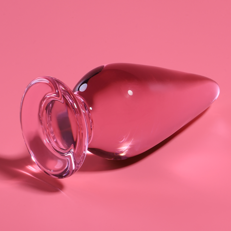 Nebula Series By Ibiza Model 4 Anal Plug Borosilicate Glass — Clear glass