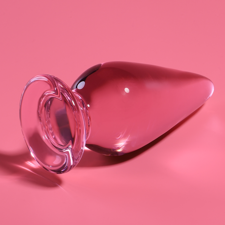 Nebula Series By Ibiza Model 4 Anal Plug Borosilicate Glass — Clear glass