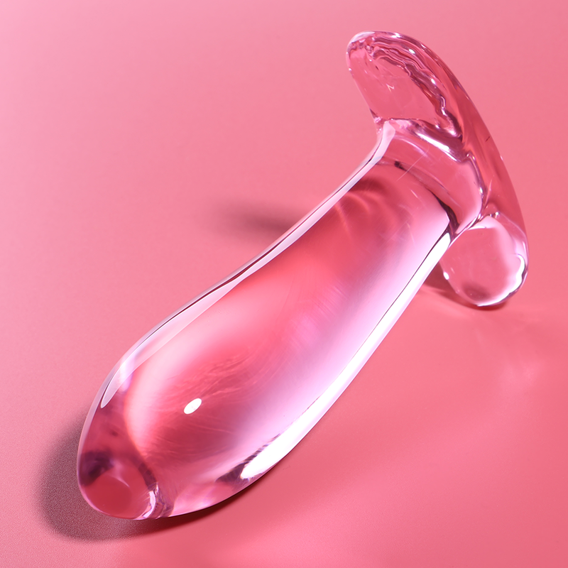 Nebula Series By Ibiza Model 5 Anal Plug Borosilicate Glass — Clear glass
