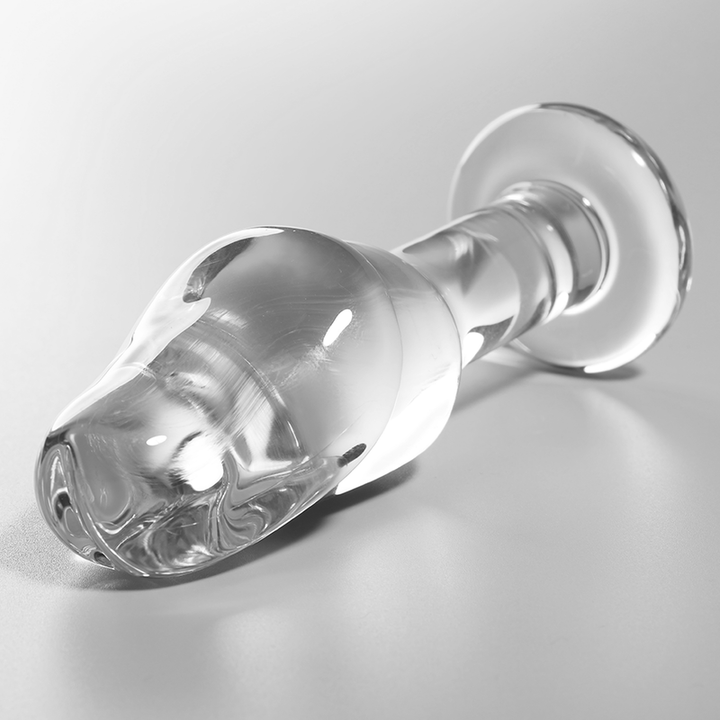 Nebula Series By Ibiza Model 6 Anal Plug Borosilicate Glass — Clear glass
