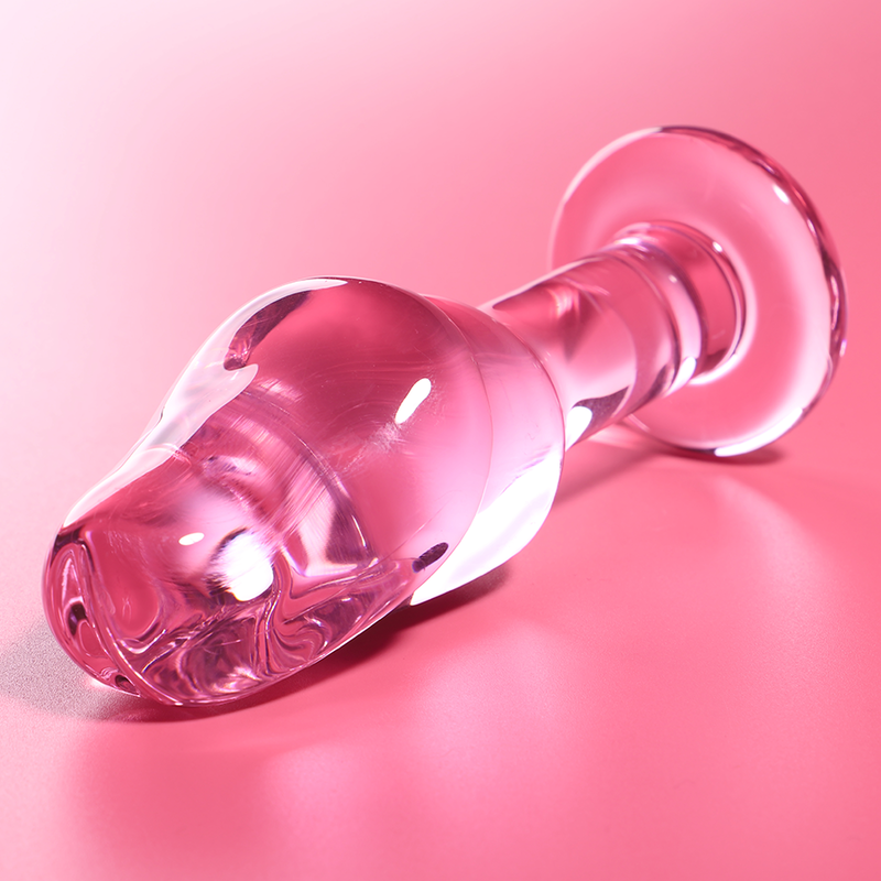 Nebula Series By Ibiza Model 6 Anal Plug Borosilicate Glass — Clear glass