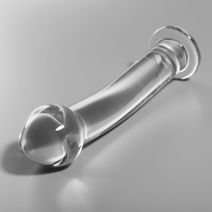Nebula Series By Ibiza Model 11 Dildo Borosilicate Glass — Clear glass