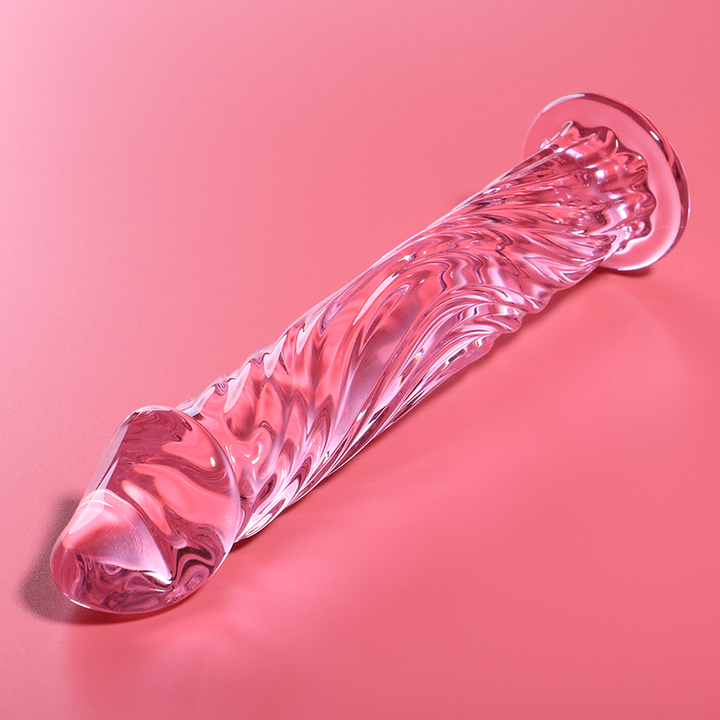 Nebula Series By Ibiza Model 12 Dildo Borosilicate Glass — Clear glass