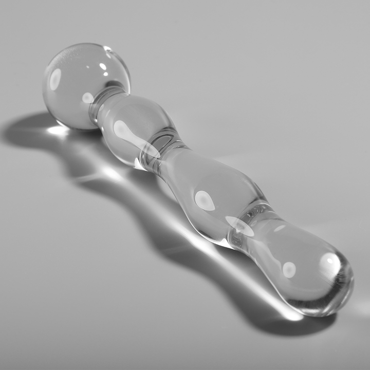 Nebula Series By Ibiza Model 13 Dildo Borosilicate Glass — Clear glass