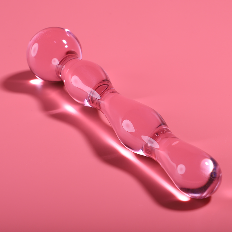 Nebula Series By Ibiza Model 13 Dildo Borosilicate Glass — Clear glass