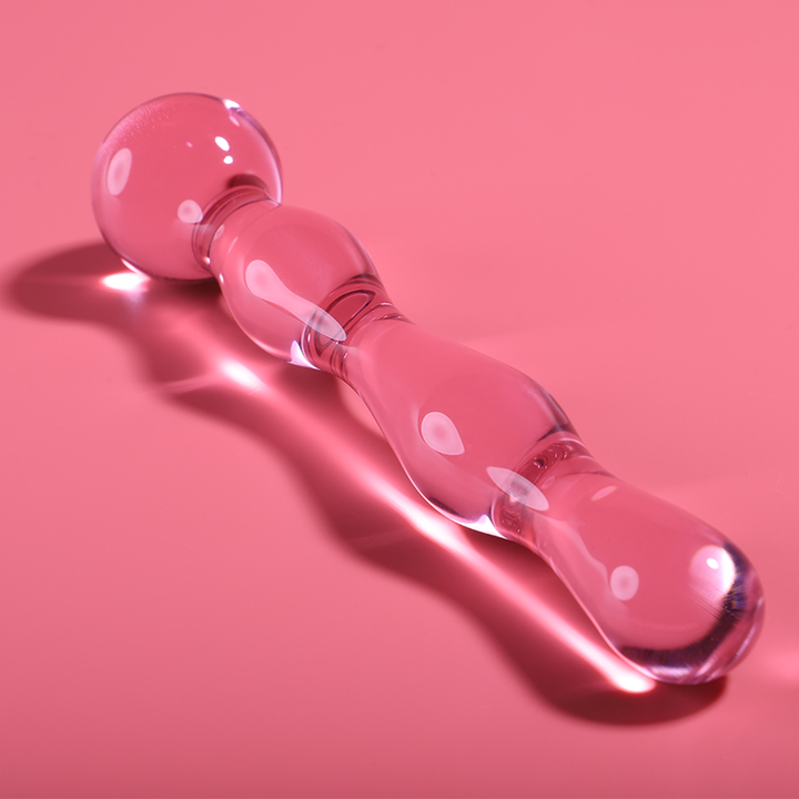 Nebula Series By Ibiza Model 13 Dildo Borosilicate Glass — Clear glass