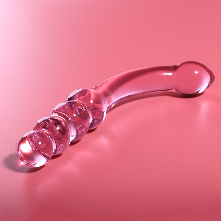 Nebula Series By Ibiza Model 14 Dildo Borosilicate Glass — Clear glass