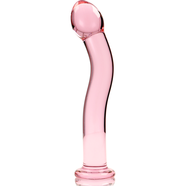 Nebula Series By Ibiza Model 18 Dildo Borosilicate Glass — Clear glass