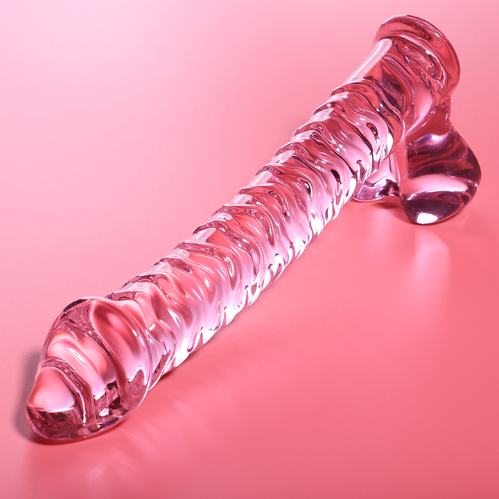 Nebula Series By Ibiza Model 23 Dildo Borosilicate Glass — Clear glass