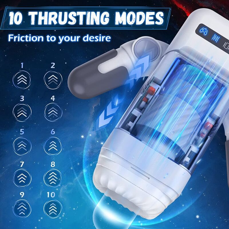 Game Cup Thrusting - Vibration Masturbator With Heating