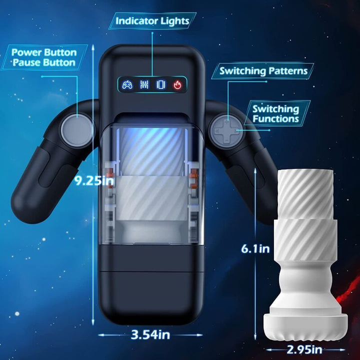 Game Cup Thrusting - Vibration Masturbator With Heating