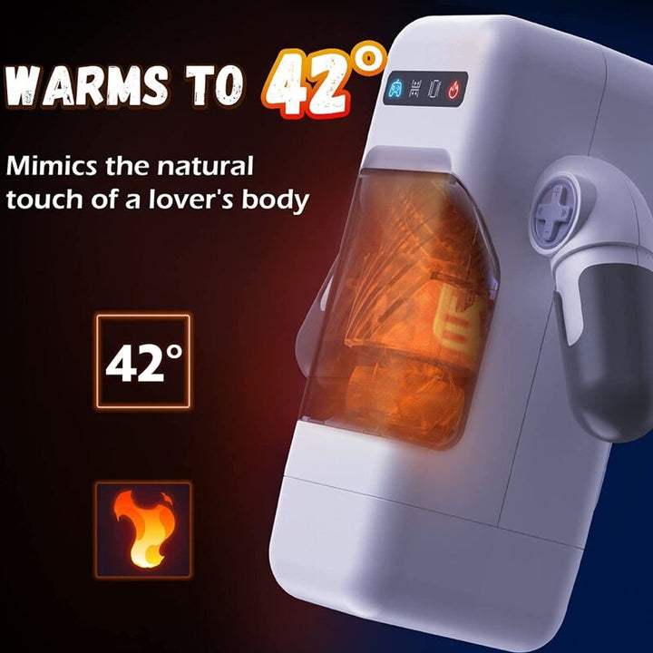 Game Cup Thrusting - Vibration Masturbator With Heating