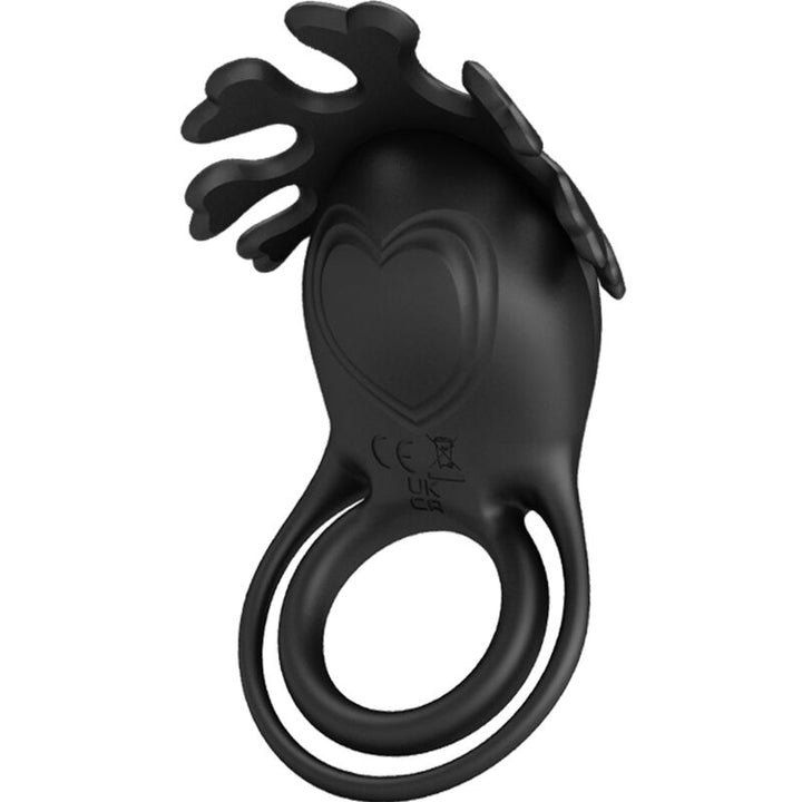 Pretty Love Ruben - Vibrator Ring 7 Vibrations Black Silicone