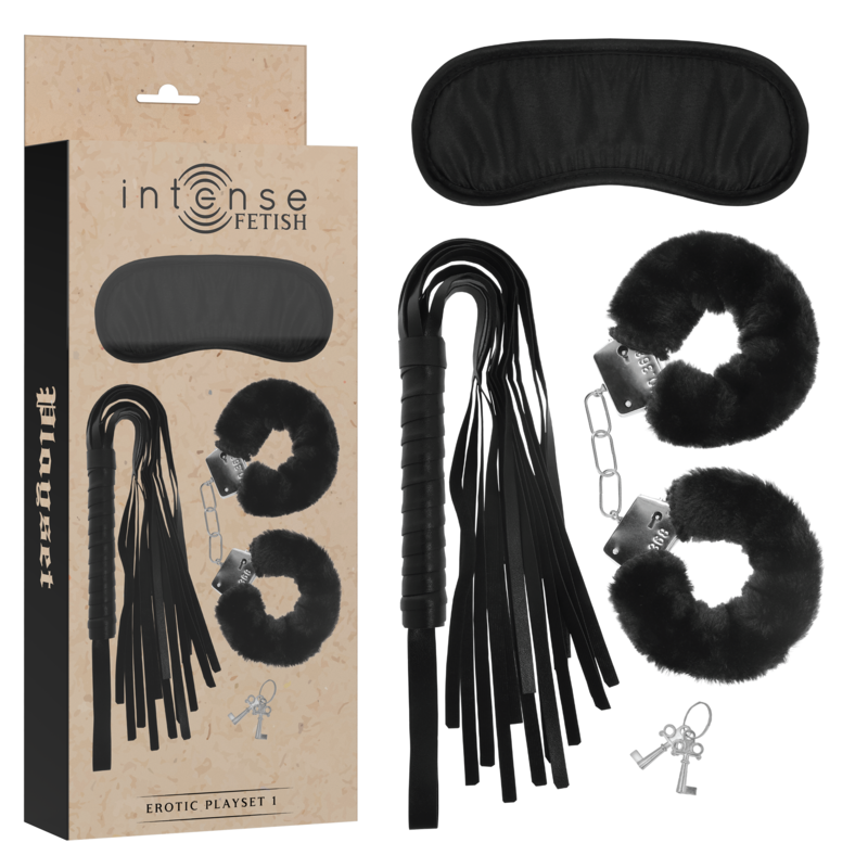 Intense Fetish - Erotic Playset 1 With Handcuffs, Blind Mask