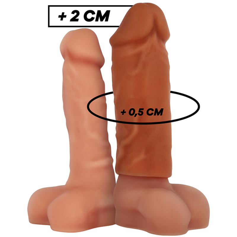 VirilXL liquid silicone V3 brown penis extension