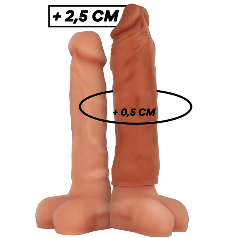 VirilXL liquid silicone V5 brown penis extension