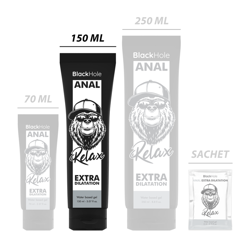 Black Hole - Water Base Gel Anal Dilation 150 ML