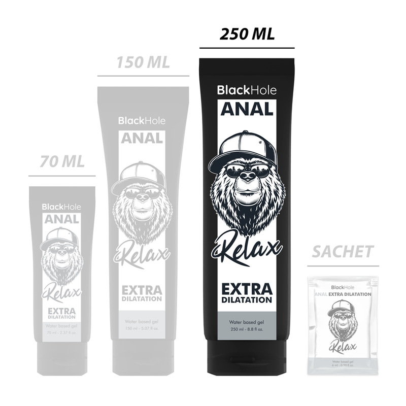 Black Hole - Water Base Gel Anal Dilation 250 ML