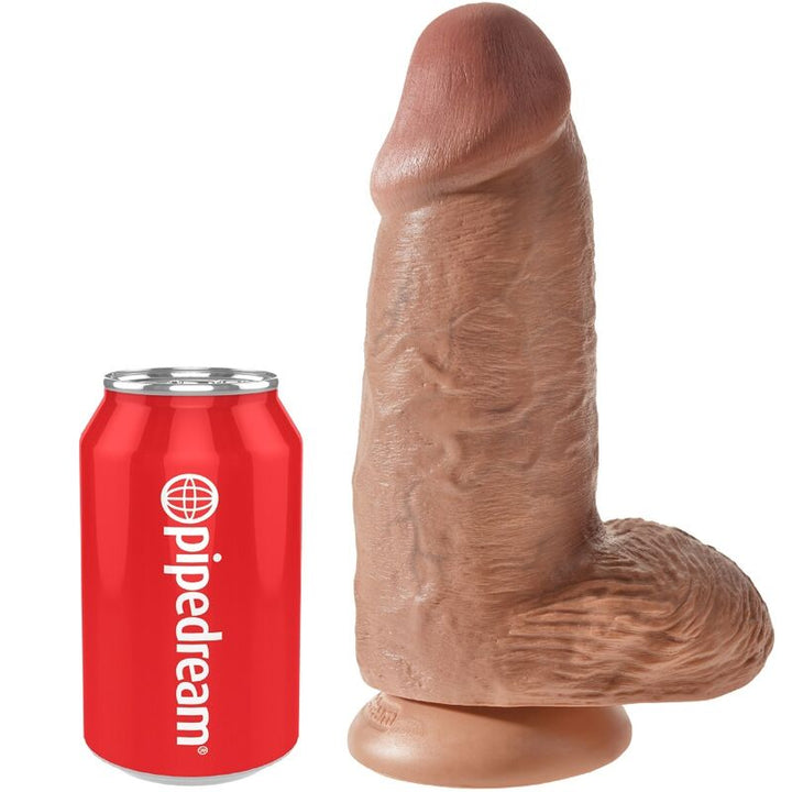 King Cock Chubby Realistic Penis 23 CM Caramel — Skin, PVC