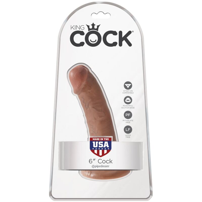 King Cock Realistic Penis 15 CM Caramel — Skin