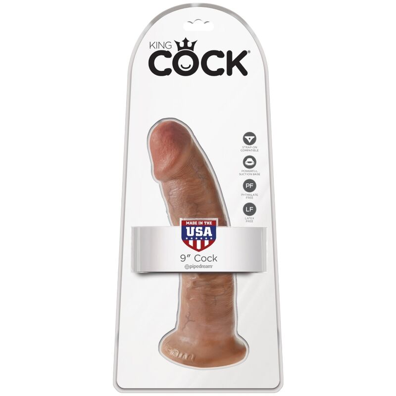 King Cock Realistic Penis 21.7 CM Caramel — Skin