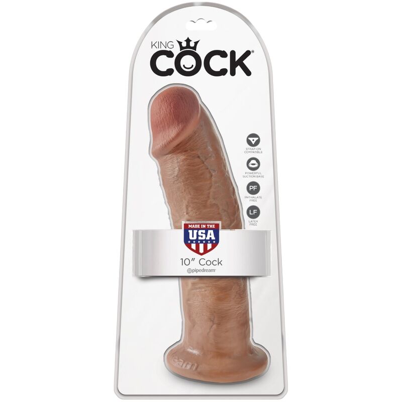 King Cock Realistic Penis 24 CM Caramel — Skin