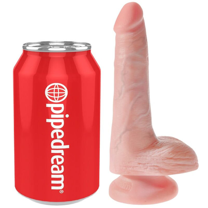 King Cock Realistic Penis With Balls 13.5 CM Light — Skin