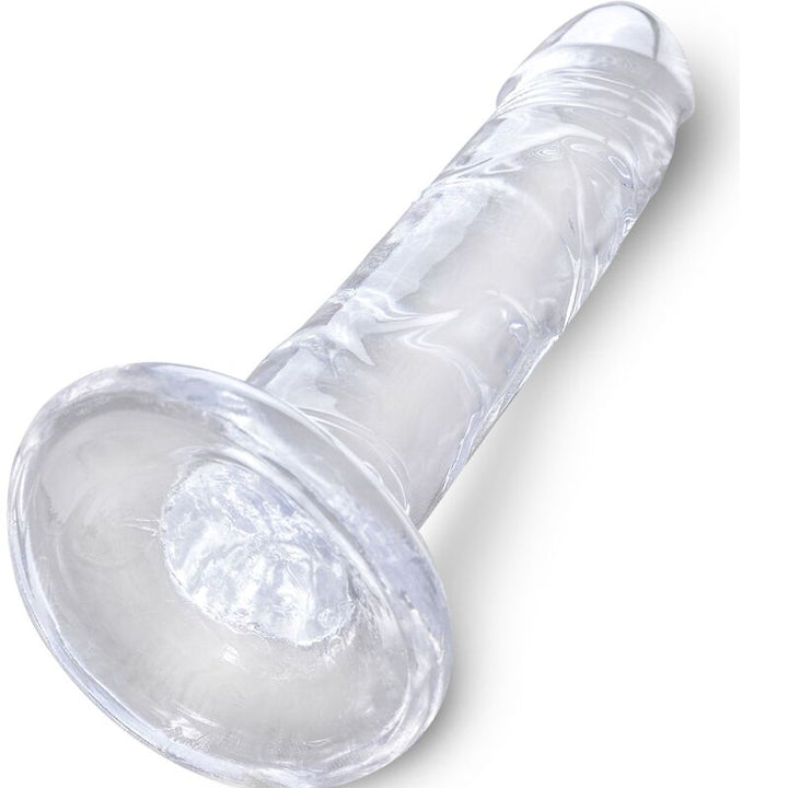 King Cock Clear Realistic Penis 15.5 CM Transparent — Clear