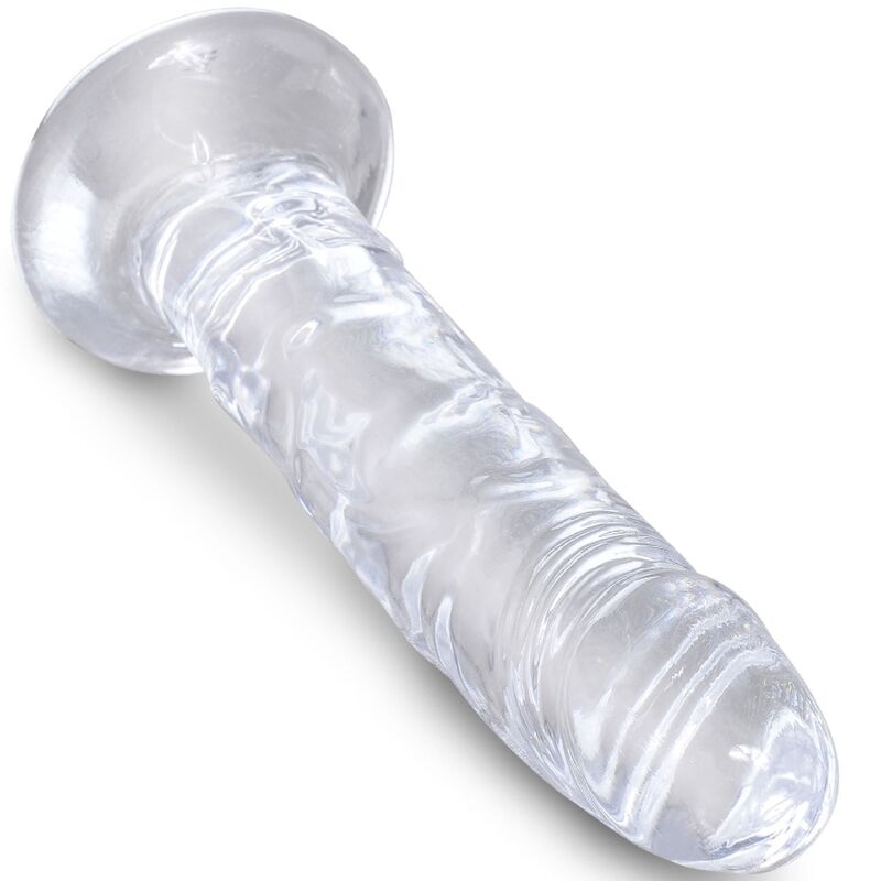 King Cock Clear Realistic Penis 15.5 CM Transparent — Clear