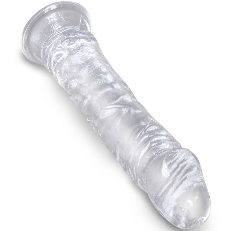 King Cock Clear Realistic Penis 19.7 CM Transparent — Clear