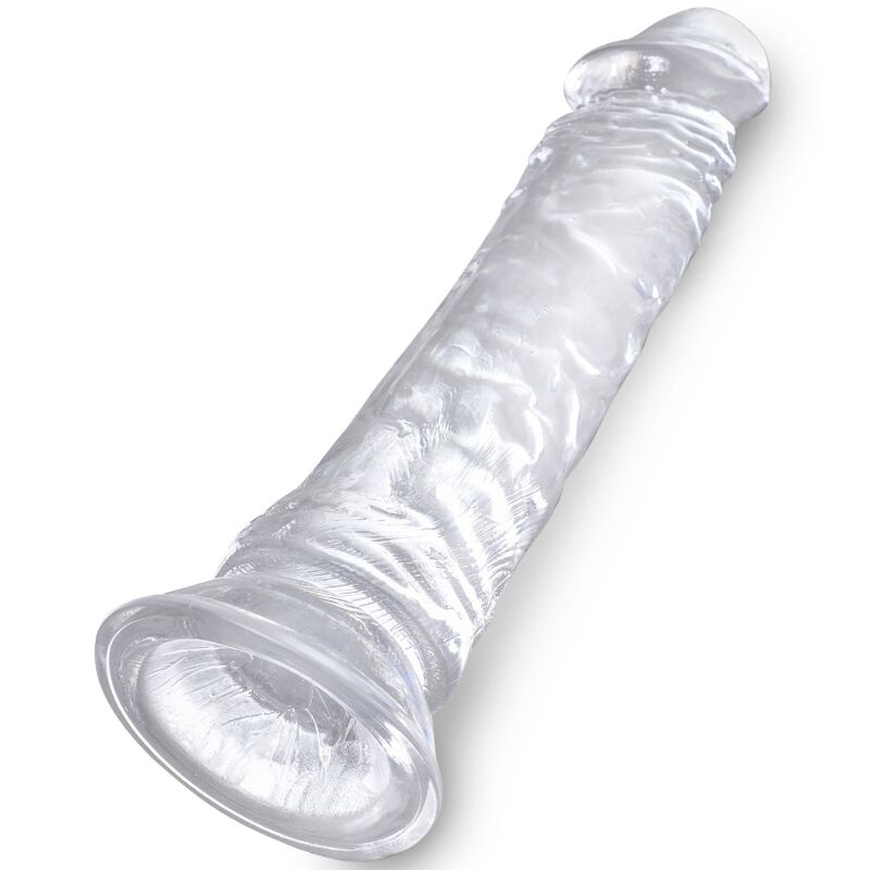 King Cock Clear Realistic Penis 19.7 CM Transparent — Clear