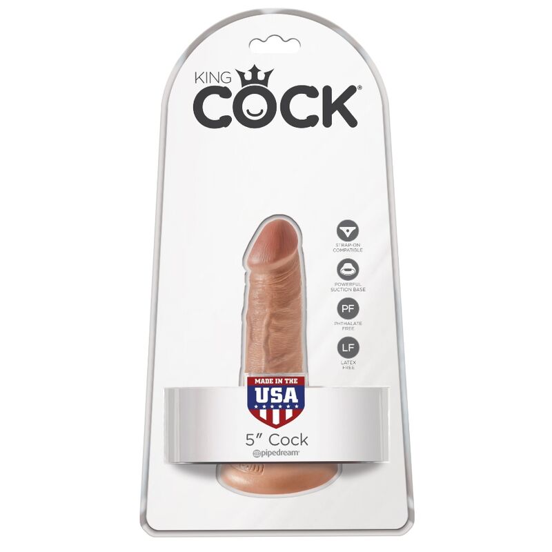 King Cock Realistic Penis 12 CM Caramel — Skin