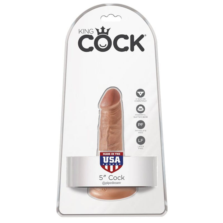 King Cock Realistic Penis 12 CM Caramel — Skin