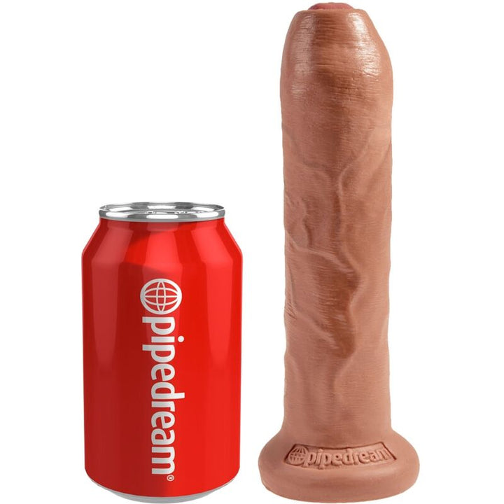 King Cock Uncut Realistic Penis 17.8 CM Caramel — Skin