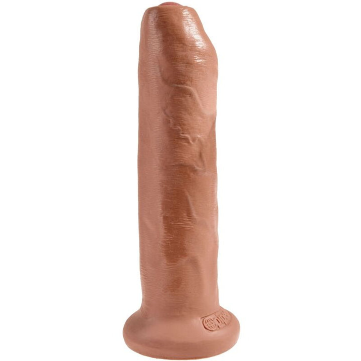 King Cock Uncut Realistic Penis 17.8 CM Caramel — Skin