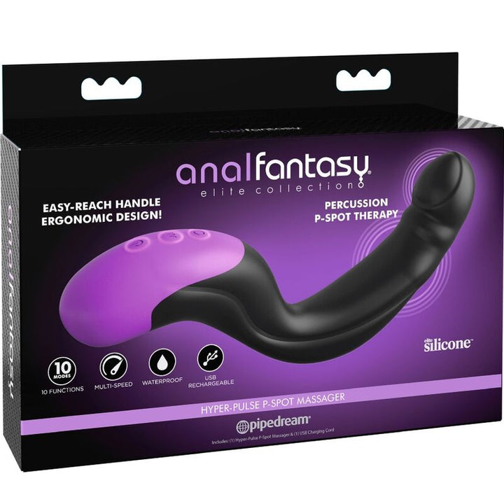 Hyper-Pulse P-Point Anal Massager — Purple silicone
