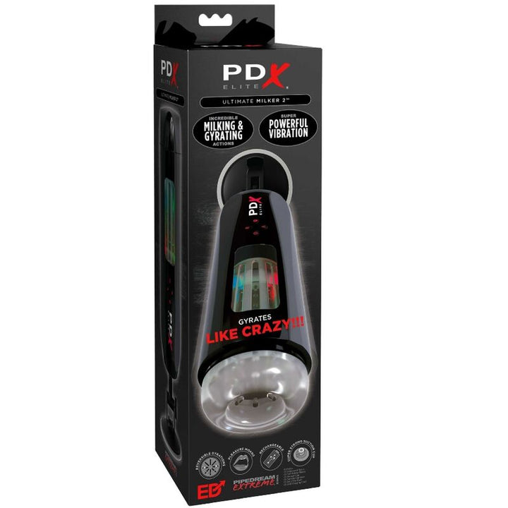 Pdx Elite - Stroker Ultimate Milker 2 Rotating &amp; Vibrator