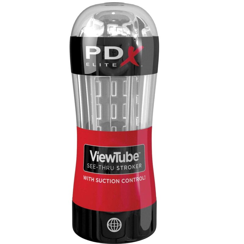 Pdx Elite – Stroker Masturbator Viewtube mit Saugfunktion, transparent