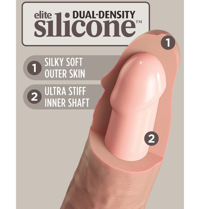 King Cock Elite Realistic Silicone Dildo 15.2 CM — Skin