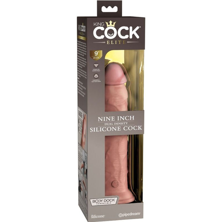 King Cock Elite Realistic Silicone Dildo 23 CM — Skin